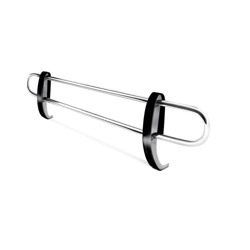 8HO1SS – BLACK HORSE Bumper Guard, Double Tube Polished Stainless Steel